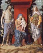The Virgin and Child with the Magadalen and Saint John the Baptist, Andrea Mantegna